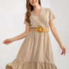 Dress-DHJ-SK-8358.19-beige