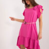 Dress-DHJ-SK-8921.21-dark pink