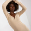 Dress-FN-SK-4607.16X-beige