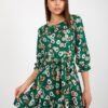 Dress-LK-SK-507601.32P-dark green