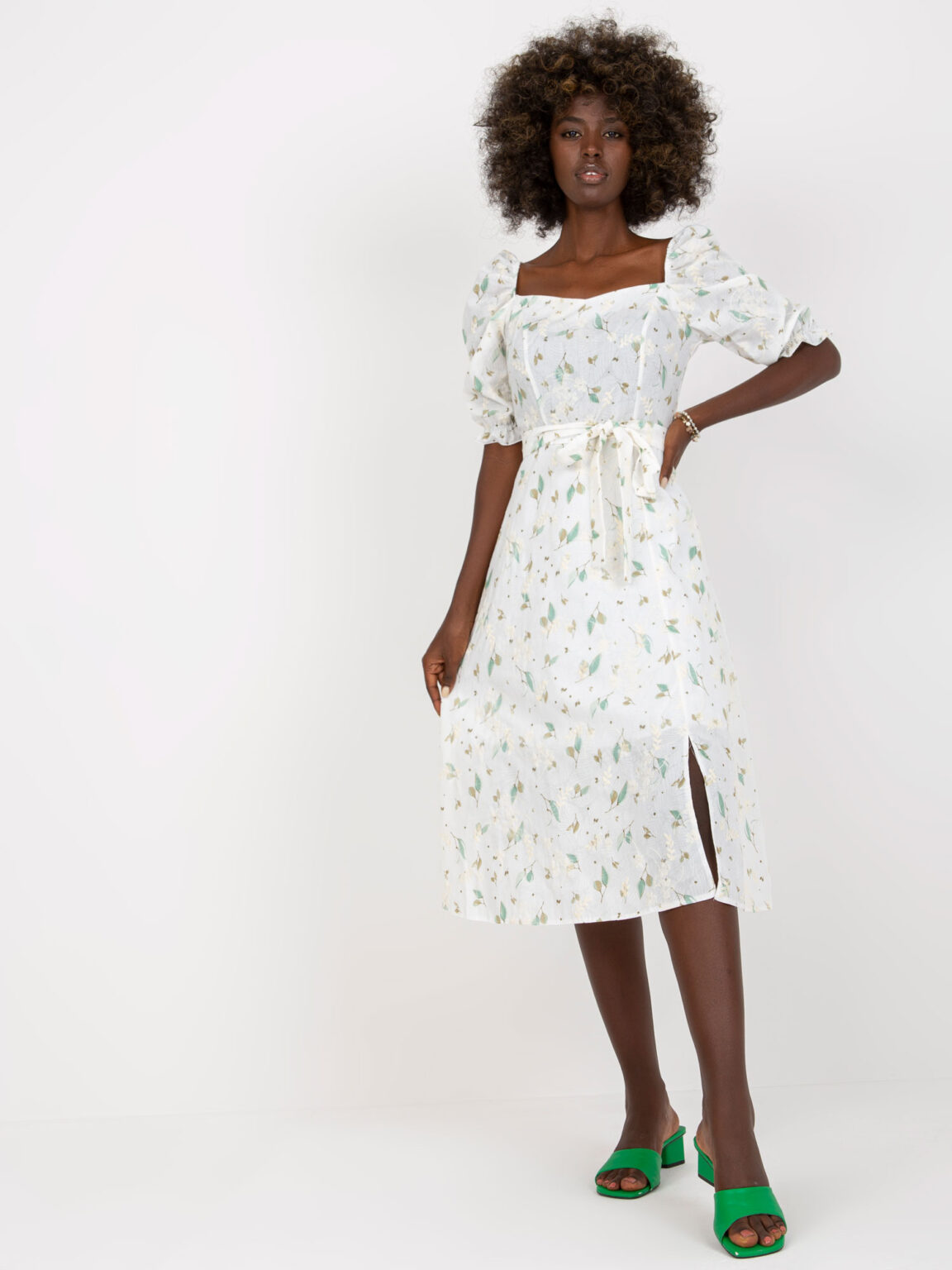 Dress-LK-SK-508964.29P-white-green