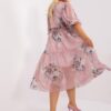 Dress-LK-SK-509344-1.60P-Light Pink