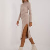 Dress-LK-SK-509642.02-beige