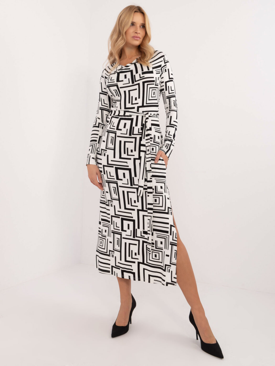 Dress-LK-SK-509797.27-white-black