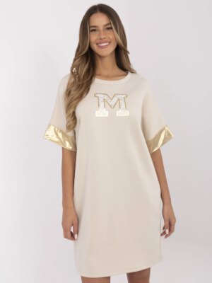 Dress-MI-SK-A6192.52-beige