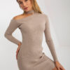 Dress-NM-SK-NG-2315.19P-dark beige