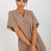 Dress-TW-SK-BE-AZ101.40P-dark beige