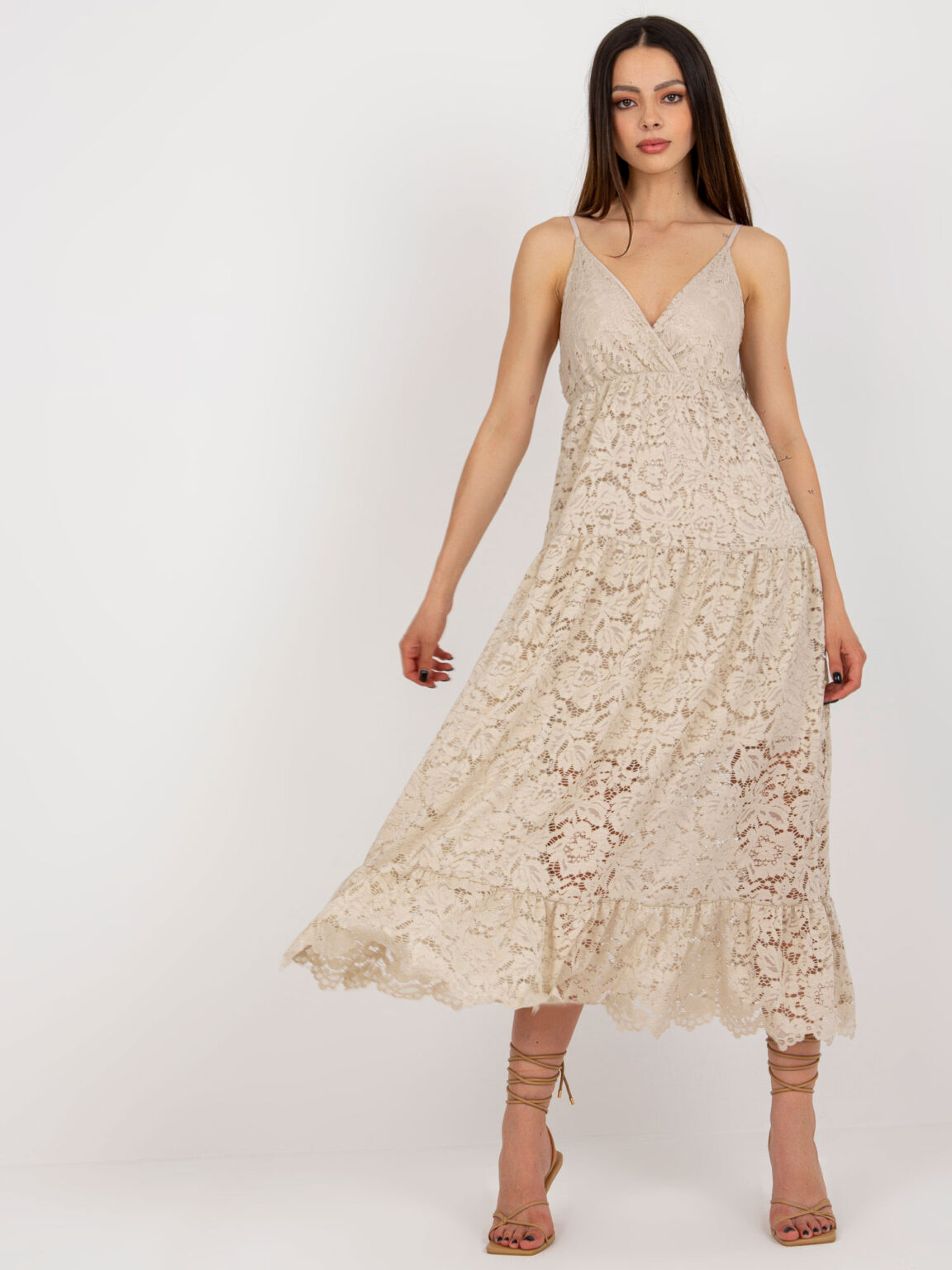 Dress-TW-SK-BI-8247.62P-beige