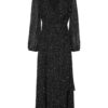 Dress - Tommy Hilfiger GEORGETTE WRAP MIDI DRESS LS black