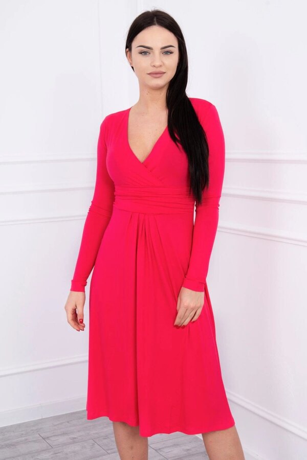 Dress cut below the bust