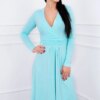 Dress cut below the bust