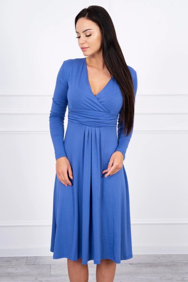 Dress cut below the bust