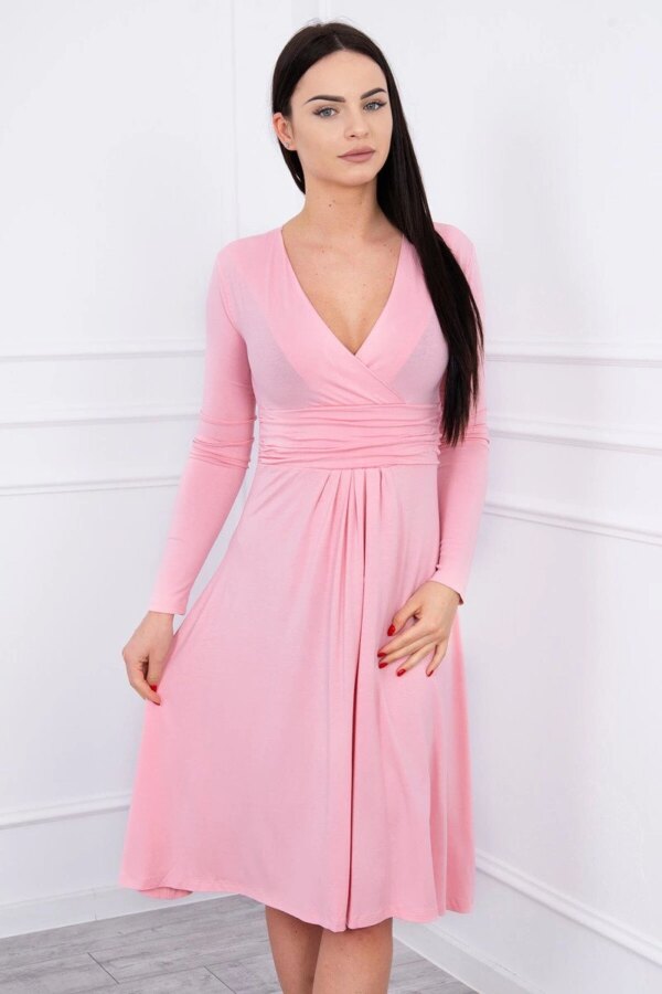 Dress cut under the bust