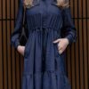 Dress navy blue LeMonada cxp1083.navy