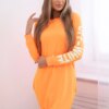 Dress off White orange neon