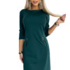 Dress with gold zippers Numoco