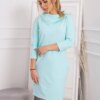 Dress with hood and mint pockets