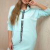 Dress with mint tie