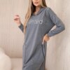 Dress with the inscription unlimited graphite