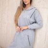 Dress with the inscription unlimited gray
