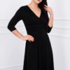 Dress with underbust neckline