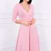 Dress with underbust neckline