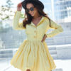 Dress yellow By o la la cxp0646. R83
