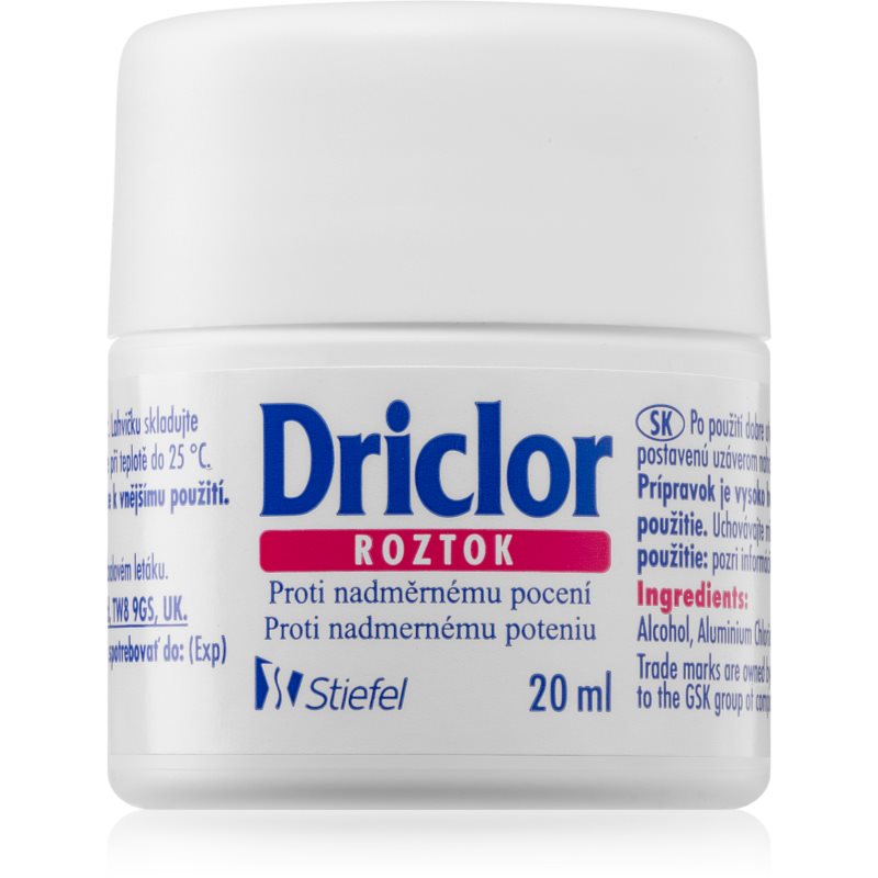 Driclor Solution golyós dezodor roll-on az erőteljes izzadás ellen 20 ml-Eredeti