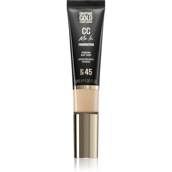 Dripping Gold CC Me In könnyű alapozó SPF 45 árnyalat Porcelain 01 32 ml