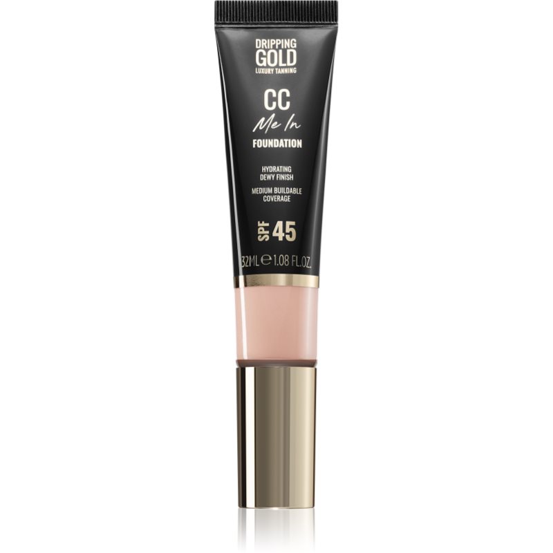 Dripping Gold CC Me In könnyű alapozó SPF 45 árnyalat Vanilla 00 32 ml