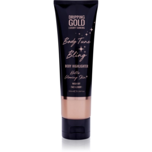 Dripping Gold Luxury Tanning Body Tune Bling krémes élénkítő készítmény testre és arcra 100 ml-Ár