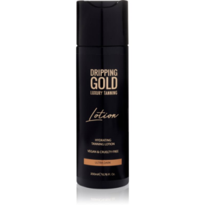 Dripping Gold Luxury Tanning Lotion hidratáló önbarnító krém az intenzív barnulásért árnyalat Ultra Dark 200 ml-Ár