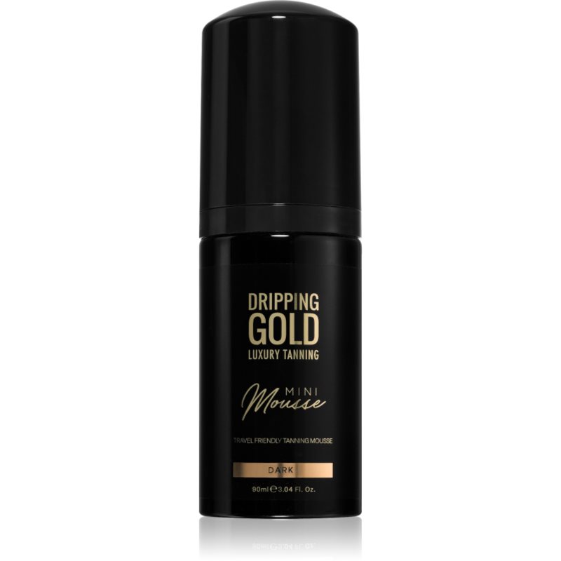 Dripping Gold Luxury Tanning Mini Mousse önbarnító hab arcra és testre árnyalat Dark 90