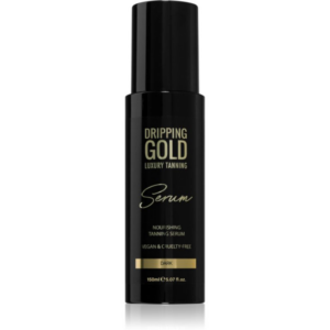 Dripping Gold Luxury Tanning Serum önbarnító készítmény testre és arcra árnyalat Dark 150 ml-Ár