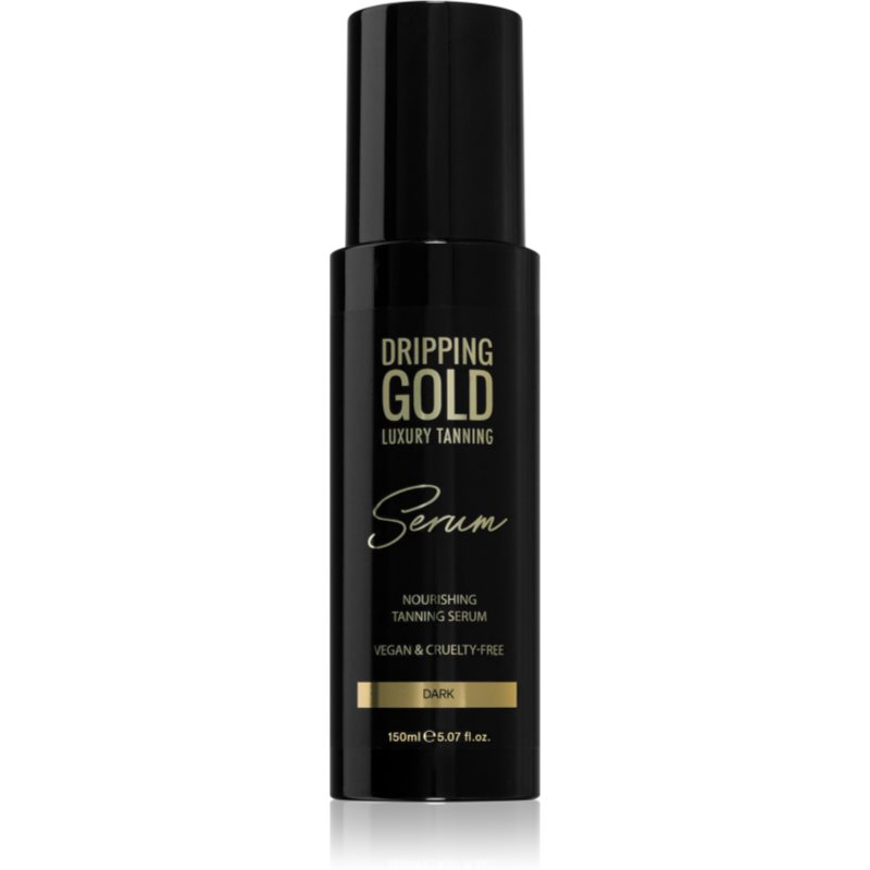 Dripping Gold Luxury Tanning Serum önbarnító készítmény testre és arcra árnyalat Dark 150 ml-Ár