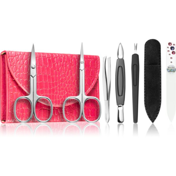 DuKaS Premium Line Solingen 214 manikűröző szett + tok Pink-Ár