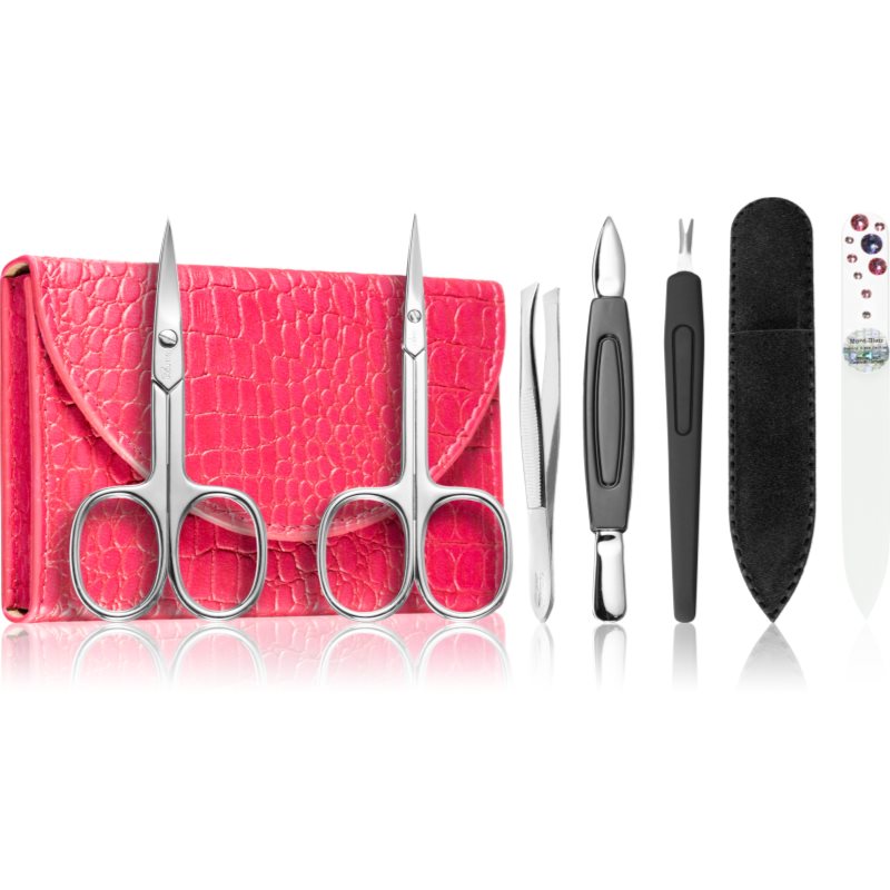 DuKaS Premium Line Solingen 214 manikűröző szett + tok Pink-Ár