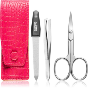 DuKaS Premium Line Solingen 892 utazó szett kozmetikumokra Pink Crocodile-Ár