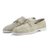Ducavelli Cerrar Suede Genuine Leather Men's Casual Shoes Loafers Sand Beige.