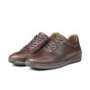 Ducavelli Lion Men's Genuine Leather Plush Shearling Casual Shoes Brown.
