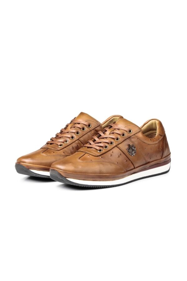 Ducavelli Ostrich 2 Genuine Leather Men's Casual Shoes