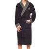 Duke 9102 Black Black Bathrobe