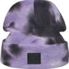 Dye Beanie - Purple/Dark Grey