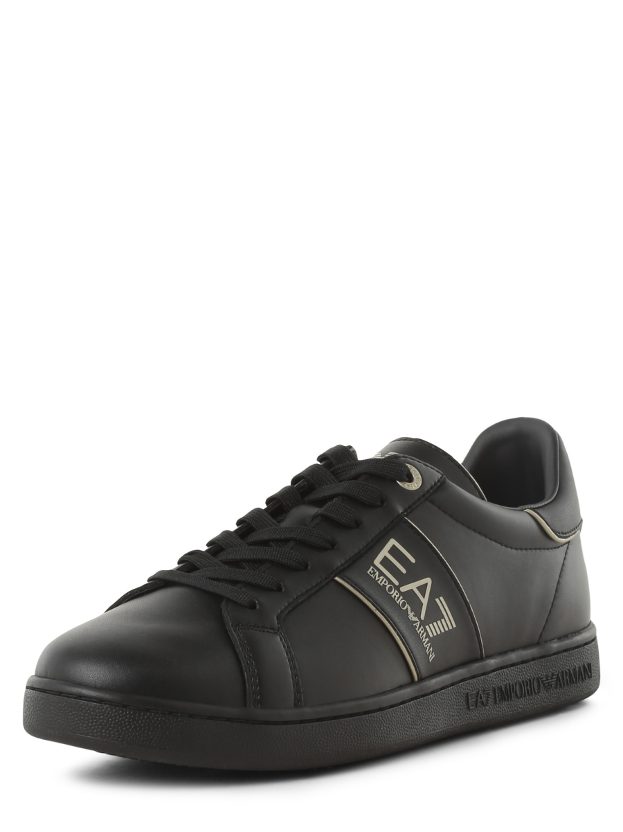 EA7 Emporio Armani Rövid szárú sportcipők  homok / fekete-Ár