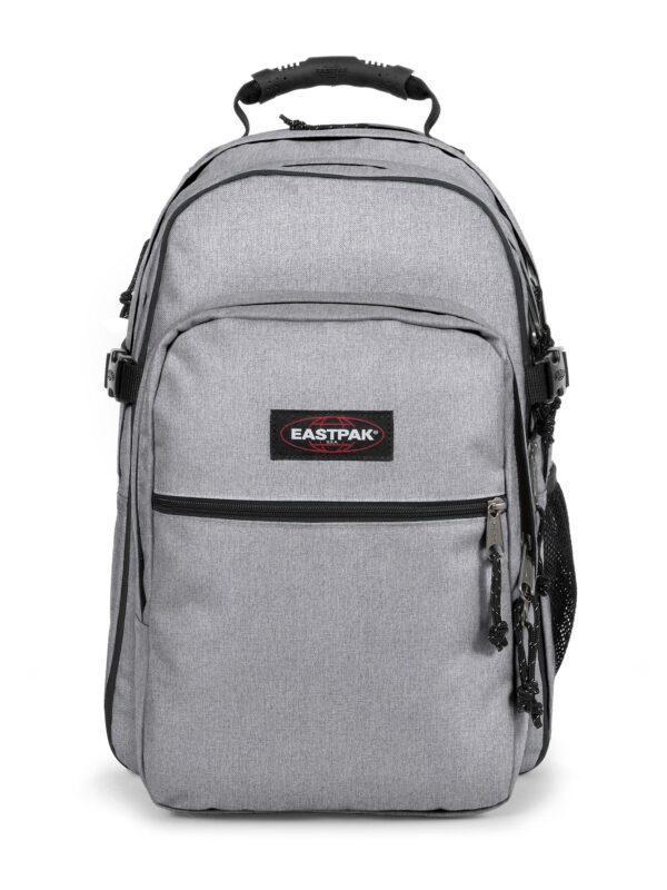 EASTPAK Hátizsák 'Campus Tutor'  szürke melír / fekete / fehér