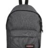 EASTPAK Hátizsák 'Orbit'  grafit / piros / fekete / fehér