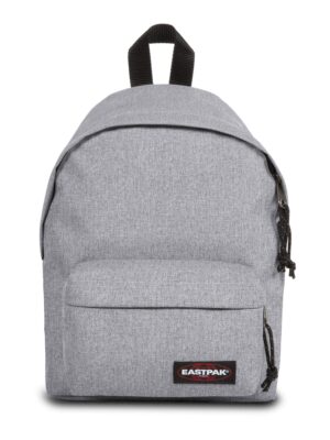 EASTPAK Hátizsák 'Orbit'  szürke melír / kárminvörös / fekete / fehér