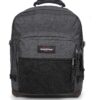 EASTPAK Hátizsák  fekete / fekete melír / fehér