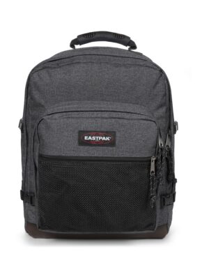 EASTPAK Hátizsák  fekete / fekete melír / fehér