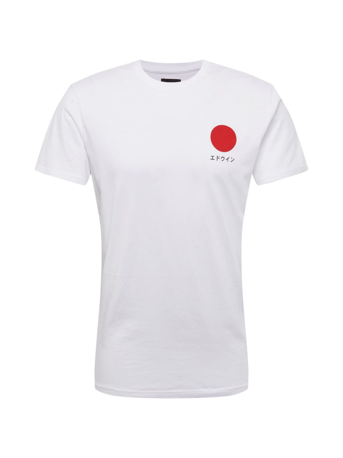 EDWIN Póló 'Japanese Sun'  piros / fekete / fehér